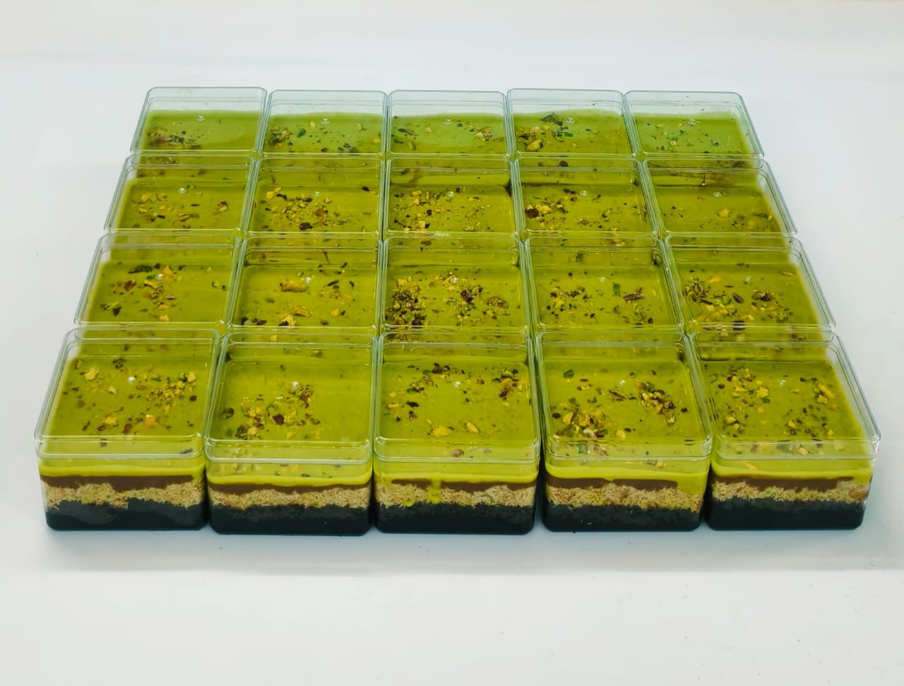 Pistachio Dessert Cups Set